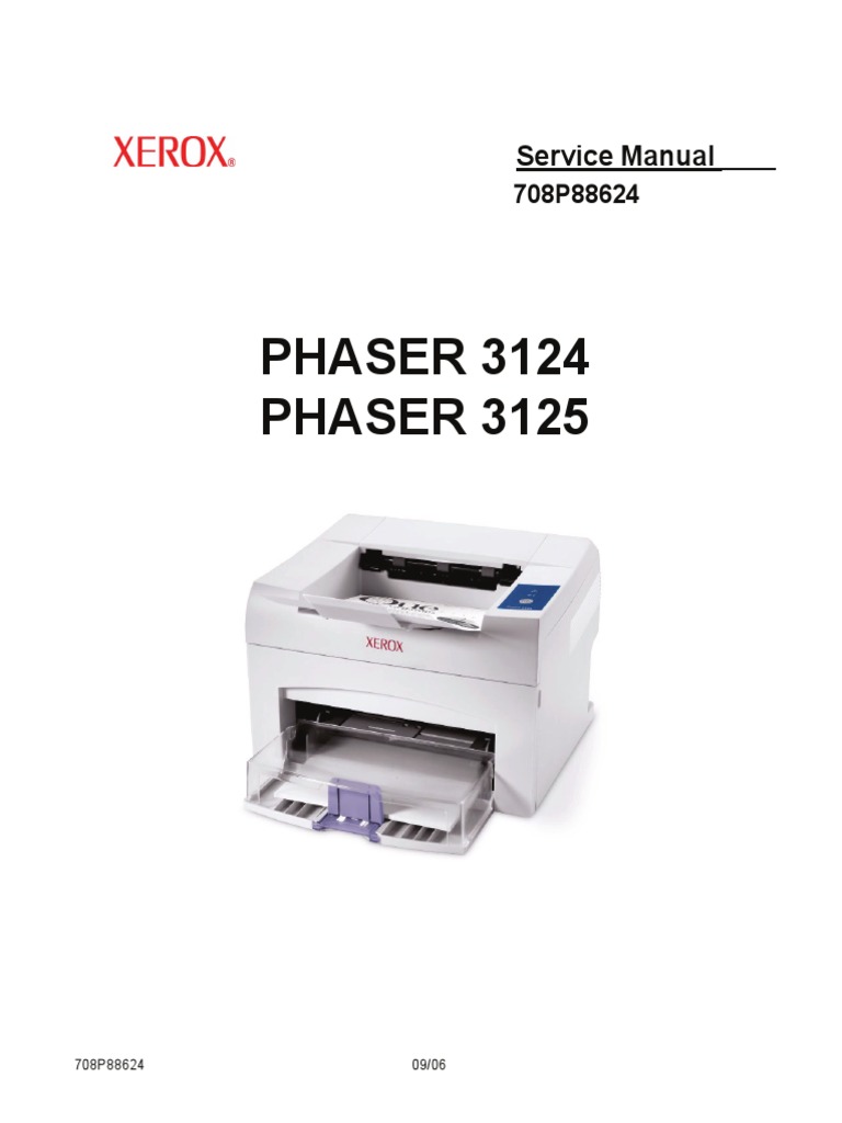 Принтер xerox phaser 3124 инструкция настройка window